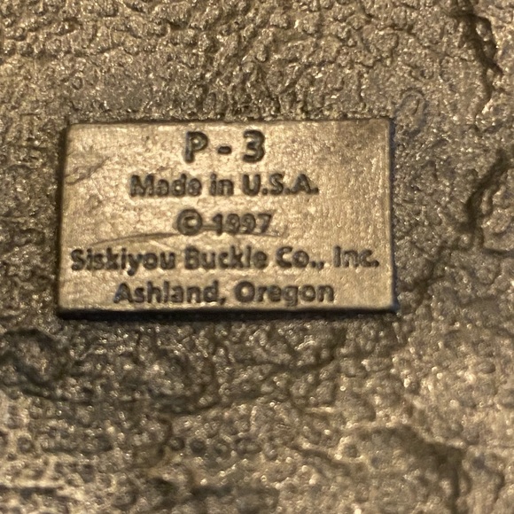 Vintage 1997 Beautiful Western Belt Buckle , Made in USA - Picture 4 of 4